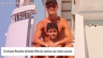 Cristiano Ronaldo dá cortada em seguidores que zoaram tênis diferentão do filho: 'Para quem pode'