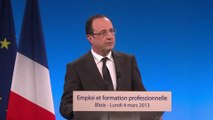 Hollande veut une taxe entièrement dédiée à l'apprentissage