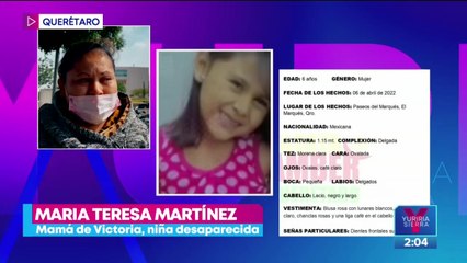 Niña de 6 años salió a la papelería y no regresó a casa
