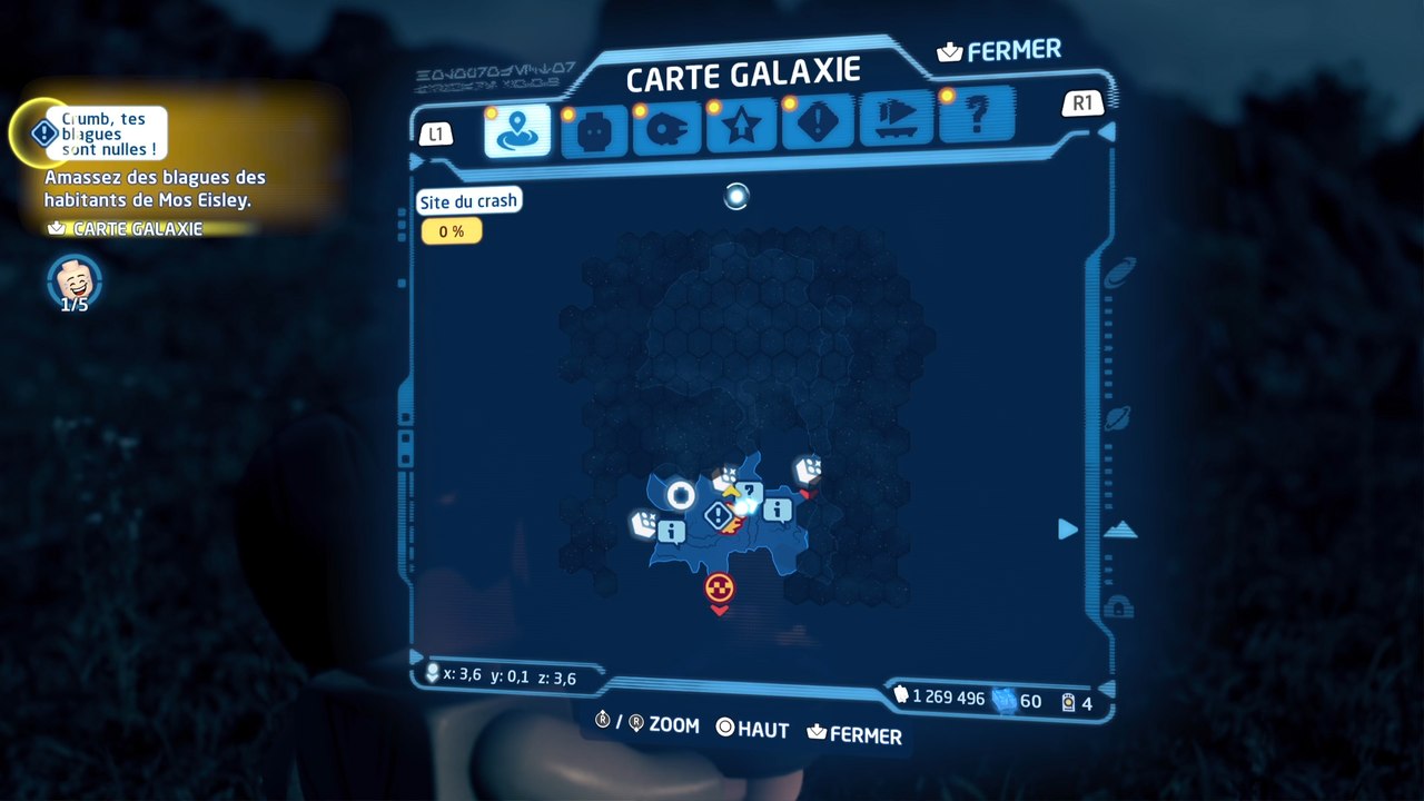 Datacarte de Kef Bir - LEGO Star Wars La Saga Skywalker