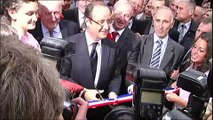 François Hollande à la foire de Châlons-en-Champagne