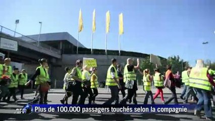 Vendredi noir pour Lufthansa touchée par une grève historique