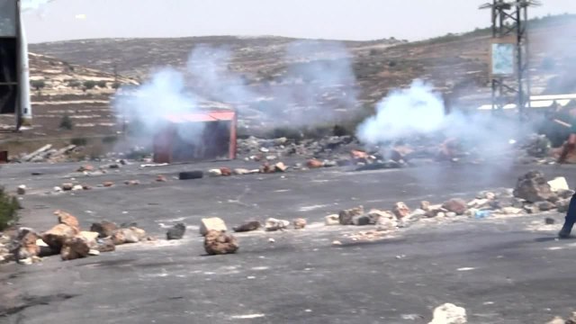 Heurts entre Palestiniens et soldats israéliens près de Beit El