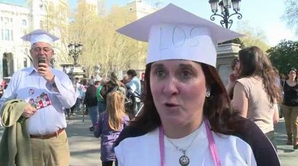 Grève générale en Espagne: grande manifestation à Madrid