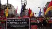 Manifestation à Manille contre l'extension de la loi martiale