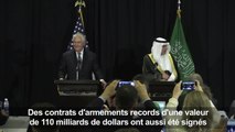 Accueil royal et méga-contrats pour Trump en Arabie saoudite