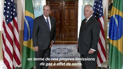 Washington va continuer à réduire ses émissions (Tillerson)