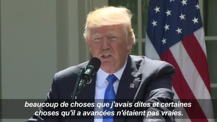 Trump accuse Comey de mensonges, prêt à témoigner sous serment