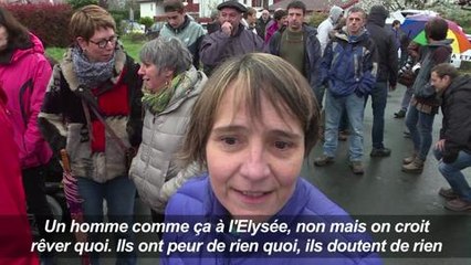 Accueil houleux pour Fillon dans une exploitation du Pays basque