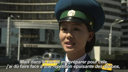Les "Demoiselles de la circulation", emblématiques de Pyongyang
