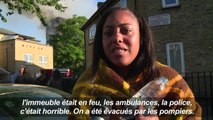 Incendie gigantesque à Londres : une voisine témoigne
