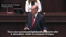 Erdogan exhorte tous les musulmans à 