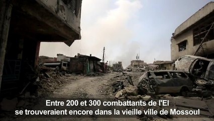 Irak: la mosquée de Mossoul reprise, la ville bientôt libérée