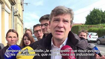 Arnaud Montebourg de retour à Florange