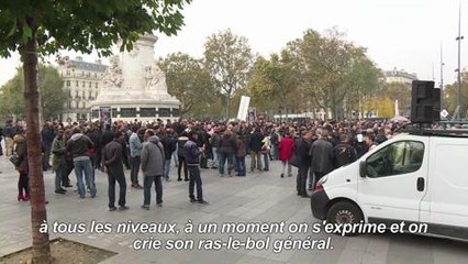 Les policiers toujours dans la rue: "ras-le bol général"