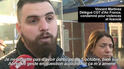 "Chemise arrachée": sursis pour trois ex-salariés d'Air France