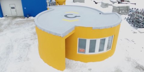 Cette maison en 3D a été construite par une imprimante 3D en 24 heures