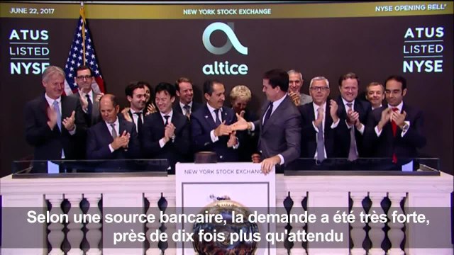 Altice USA, de Drahi, fait son entrée à Wall Street