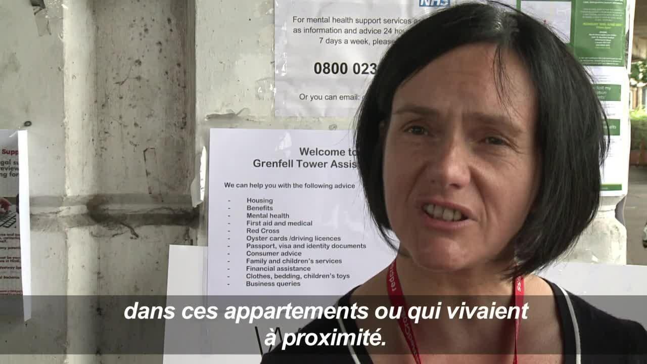 Londres: syndrome du survivant pour les rescapés de Grenfell