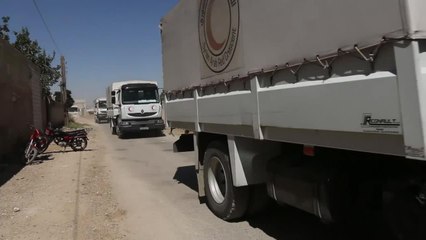 Syrie: une localité assiégée reçoit de l'aide