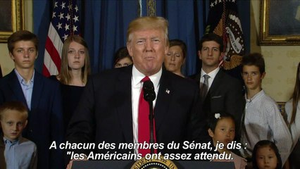 Donald Trump s'accroche à un autre vote pour abroger Obamacare