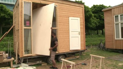 Allemagne: les tiny houses, logements miracles pour les réfugiés
