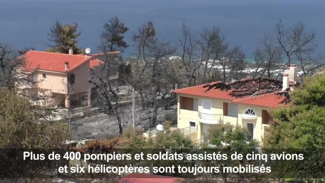 Incendies: la situation s'améliore en Grèce