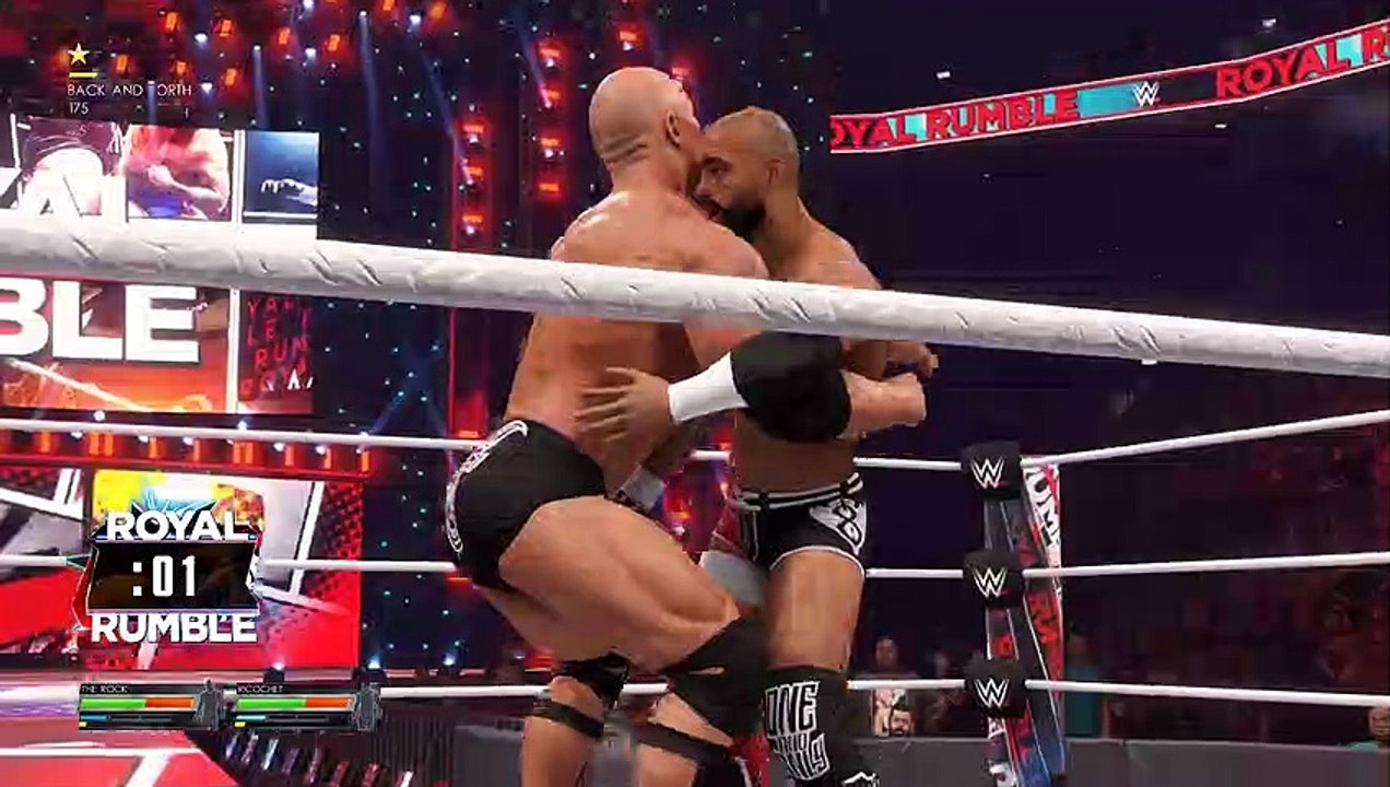 The Rock vs Ricochet | wwe 2022 | wwe wrestlemania 2022