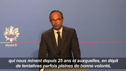 Philippe: "notre objectif est de commencer à réparer le pays"