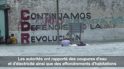 Cuba: balayée par Irma, La Havane en partie innondée