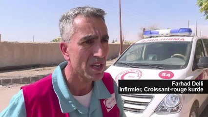 Sortir de Raqa, une question de vie ou de mort pour les blessés