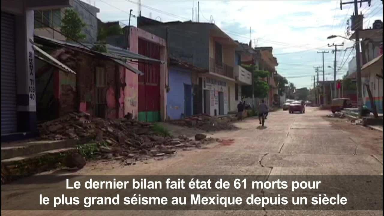 Mexique: peur et désolation à Juchitan après le séisme