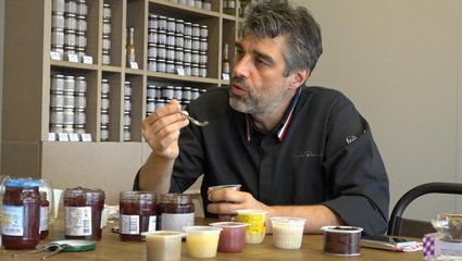 Le meilleur ouvrier de France Nicolas Bernardé teste des produits du groupe Andros