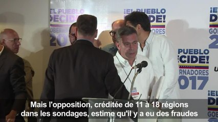 Venezuela: l'opposition conteste les résultats des régionales