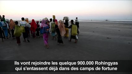 Les Rohingyas continuent de fuir la Birmanie