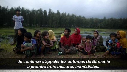 Birmanie: Guterres réclame un arrêt des actions militaires