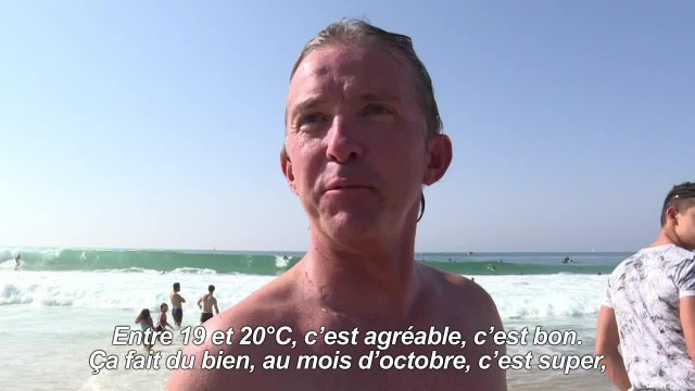 Une météo exceptionnelle attire la foule à Hossegor