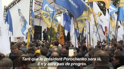 Ukraine: manifestation pour réclamer une cour anticorruption