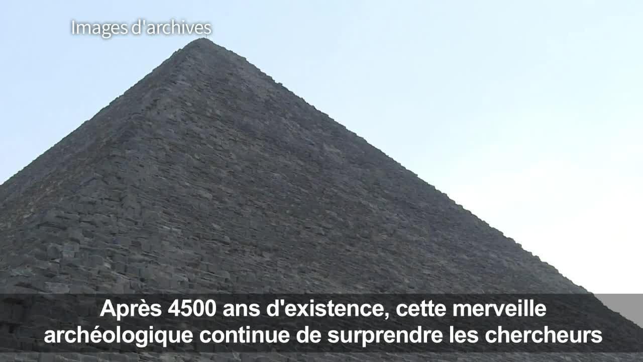 Egypte: découverte d'une cavité dans la pyramide de Khéops