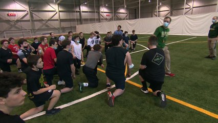 Les Guerriers accueillent un joueur de la LCF pour l'ouverture de leur camp de printemps