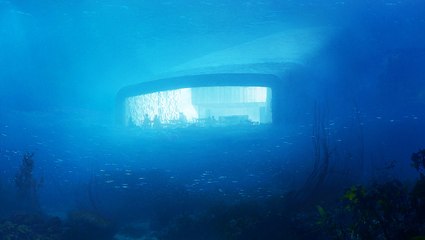 Découvrez les images du premier restaurant sous-marin d’Europe