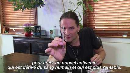 GB: Steve Ludwin, l'homme qui résiste au venin de serpent