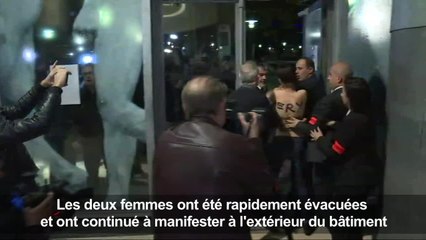 Deux Femen perturbent le lancement de la rétrospective Polanski