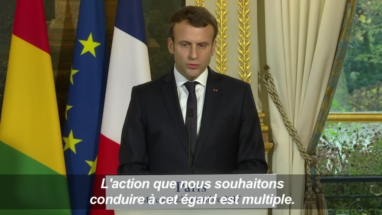 Esclavage en Libye: Macron parle de "crime contre l'Humanité"