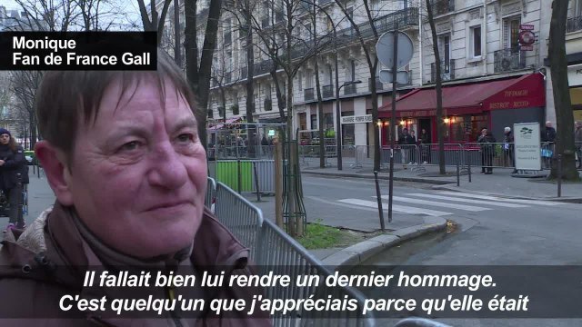 Inhumation de France Gall au cimetière Montmartre à Paris