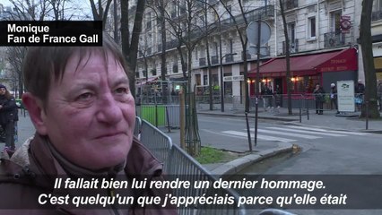 Inhumation de France Gall au cimetière Montmartre à Paris