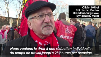 Allemagne: bras de fer social sur la semaine de 28 heures