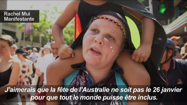 Australie: manifestation contre la Journée de l'invasion
