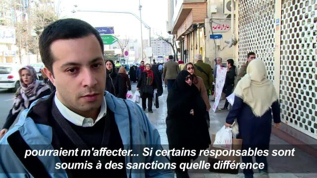 Des Iraniens réagissent aux menaces de sanctions de Trump