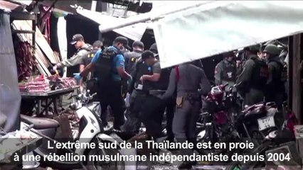 Thaïlande: 3 morts dans l'explosion d'une bombe sur un marché